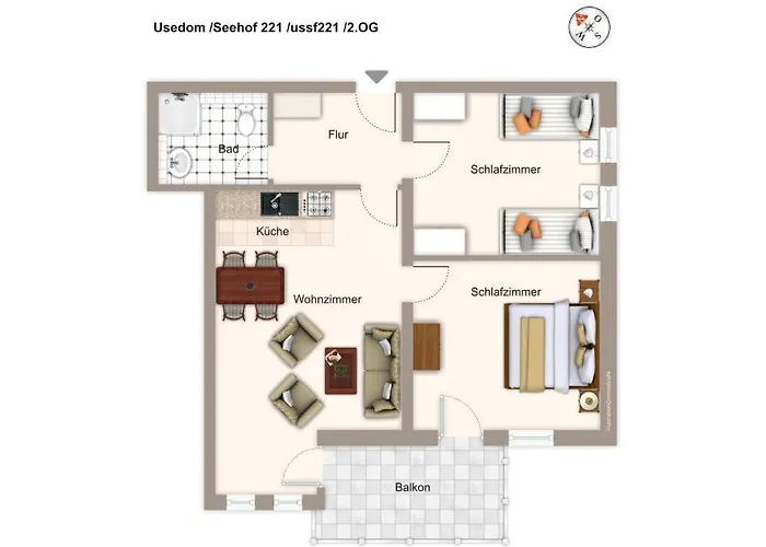 Seehof Seehof 221 * 제바트헤링스도르프